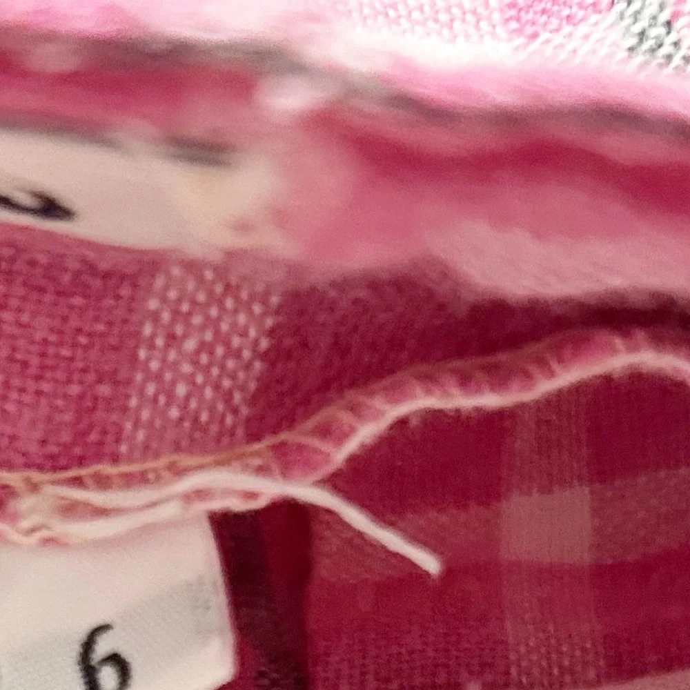 Vintage Chaus Petites Plaid Pleated Midi Skirt Banded Waist Side Button 🩷🤍🖤 - Picture 9 of 9